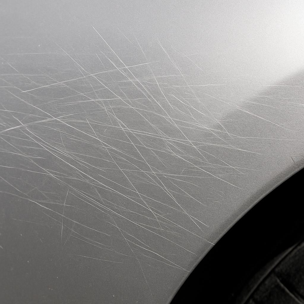 Scratch Removal before detailing